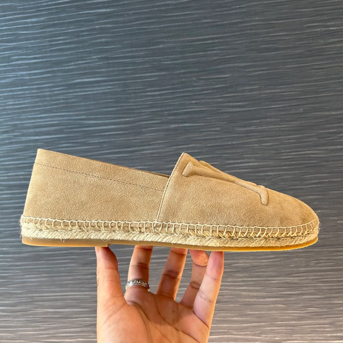 [L Family] Top P: 720💰-Size: 39-44 (customized at 38.45.46) L Family Freesstyle Men's Fisherman Shoes. 2026 Overseas🎆🎆[Spring and Summer New Style: Lv Fisherman Shoes] Material: calf suede, cowhide𥚃, rubber injection process, hemp rope with rubber outsole.